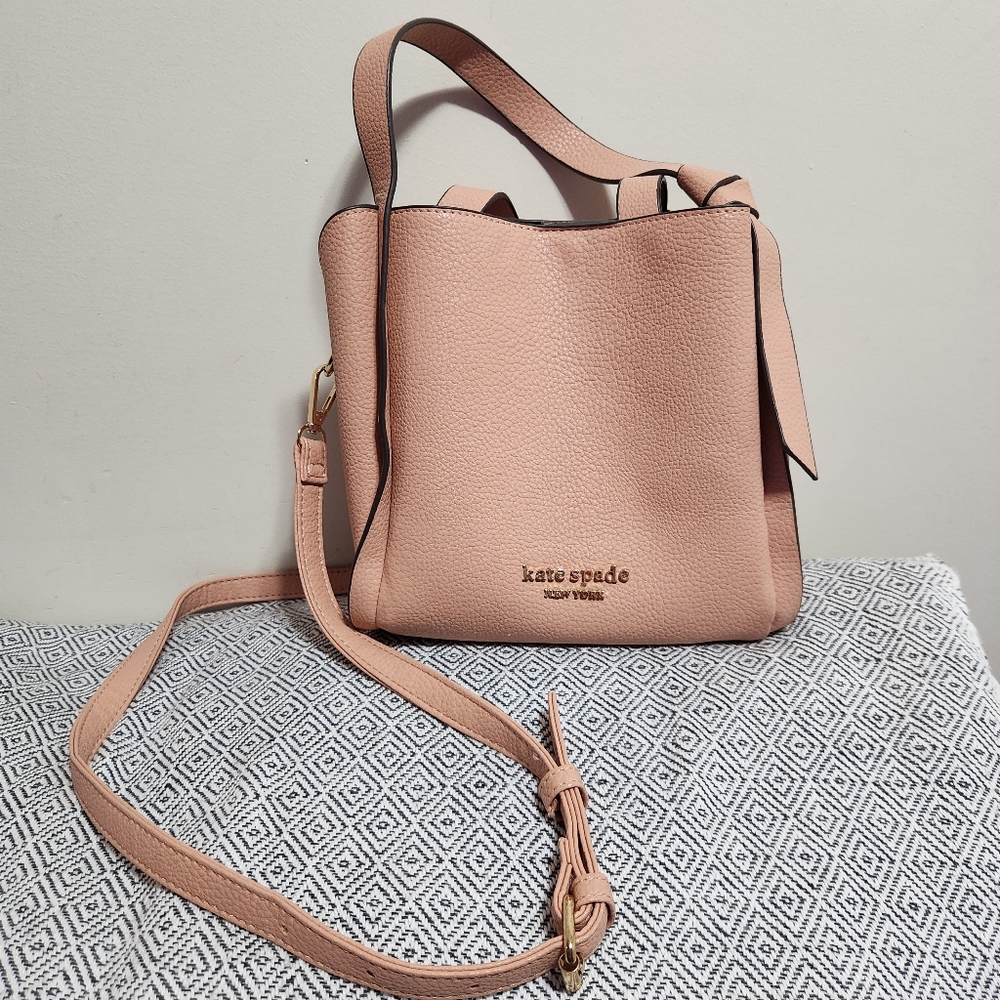 Kate Spade Pink Crossbody Bag with Adjustable Strap